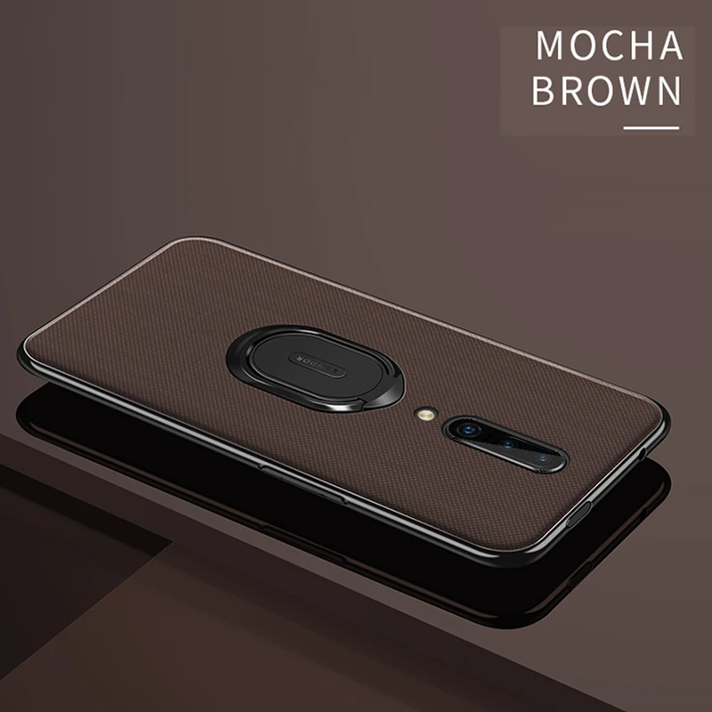 

New Phone Cover Design FOR Oneplus 7 Pro FOR Honor 20 Concise With Ring Holder Anti-slip Lightweight Scratch Proof Phone Case
