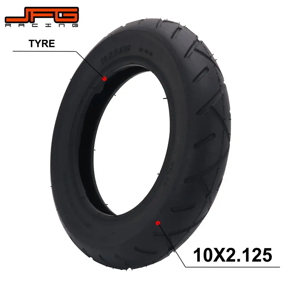 Мотоцикл 10x2,125 10 дюймов внутренняя внешняя шина шины трубка для Электрический газовый скутер инфляционное колесо пневматическая инвалидная коляска E-bike