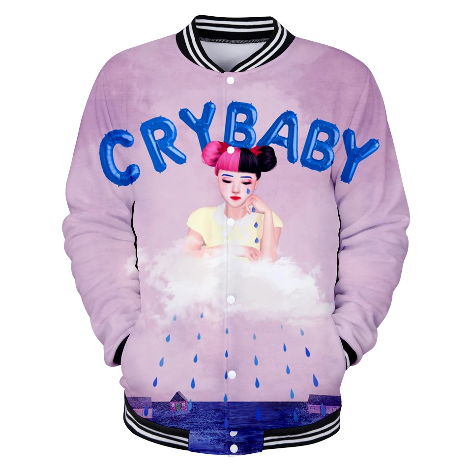 Cry Baby Мелани Мартинес унисекс для ролевых игр Удобная бейсбольная куртка модная куртка с длинными рукавами Повседневная