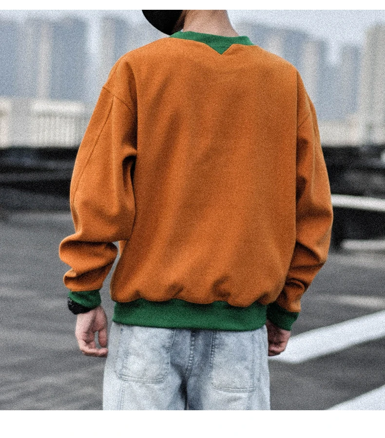 VOGUELEO2019 новая стильная модная флисовая японская одежда для студентов свободная повседневная одежда с круглым вырезом и цветочным принтом с длинными рукавами