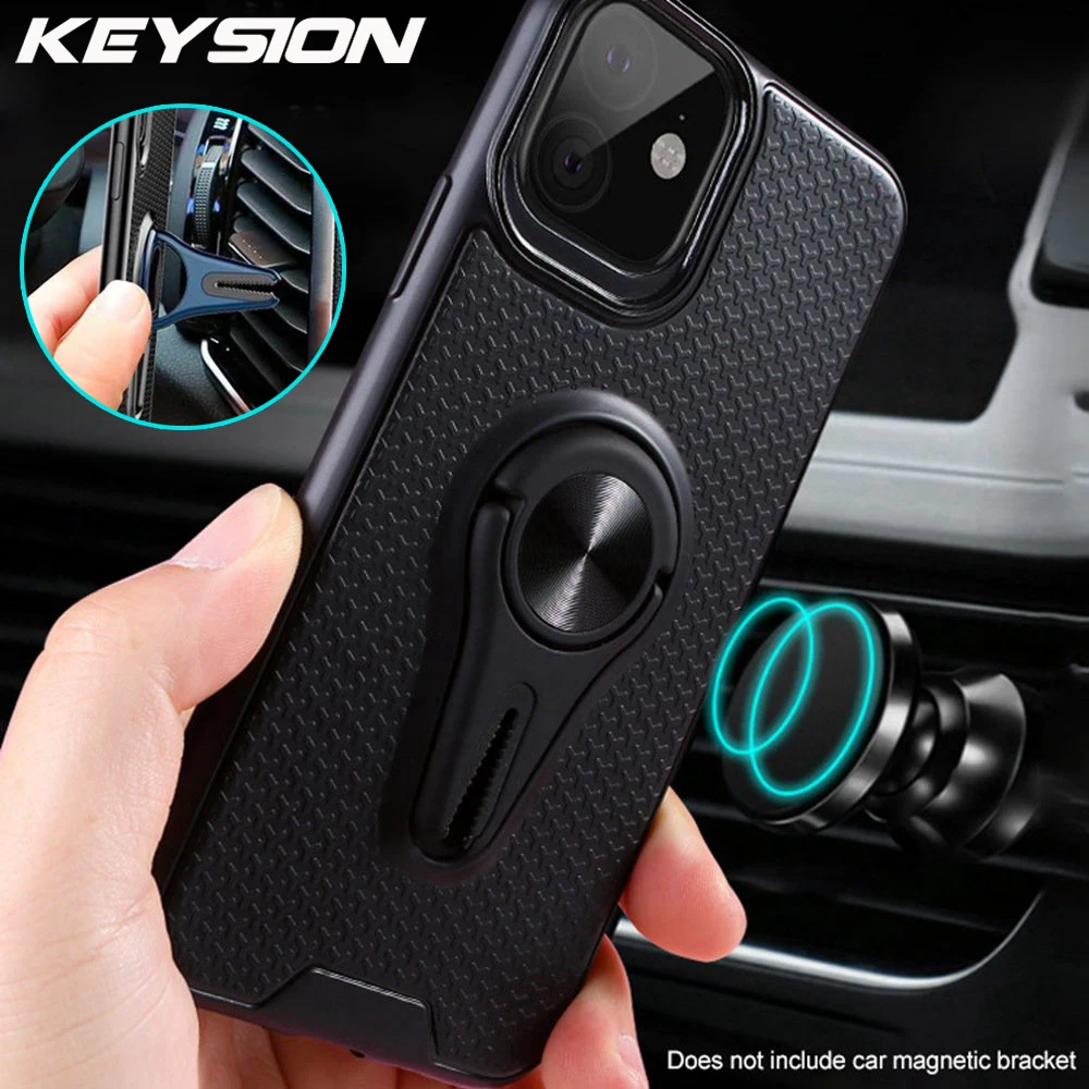 Автомобильный держатель KEYSION Air Vent Mount чехол для телефона 11 Pro Max магнитный