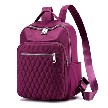 

High Quality Waterproof Nylon Women Backpack Female Large Capacity High Schoolbag Korean Vintage Girl Shoulder Bags Travel Bag