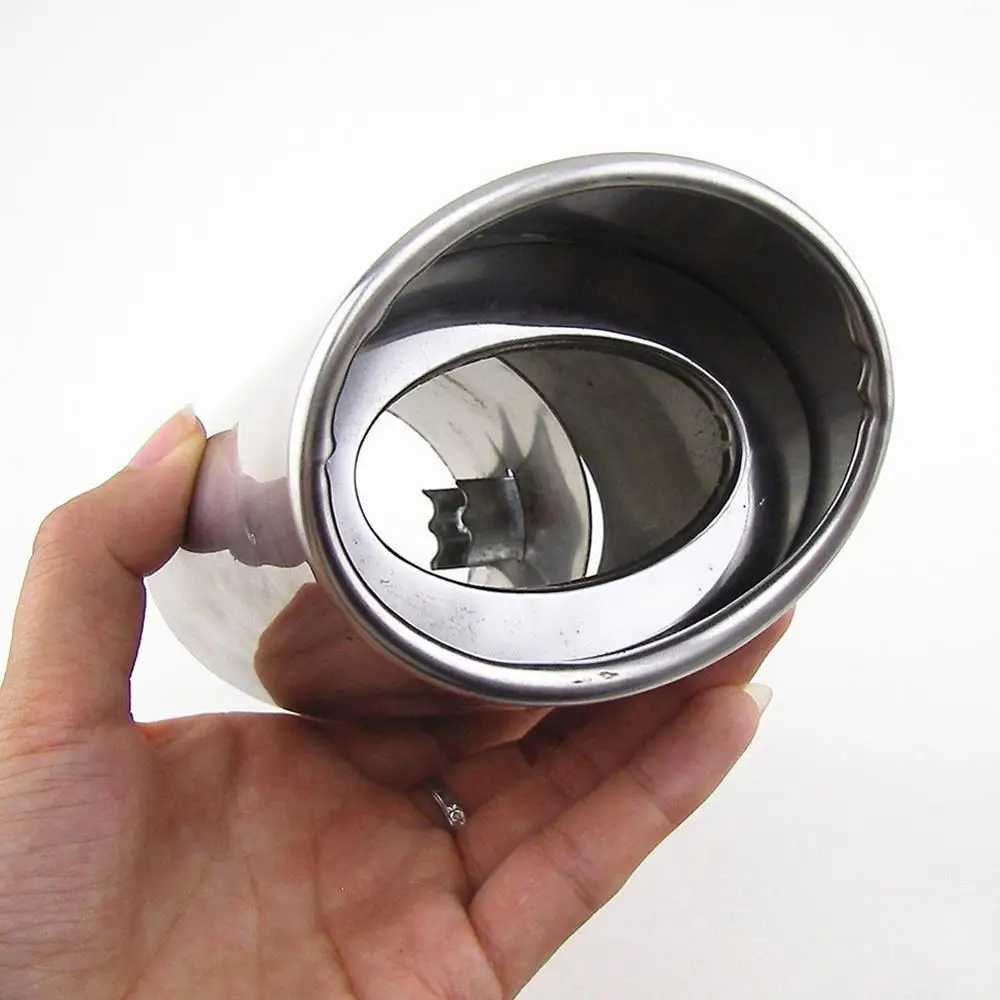 Выхлопная труба из нержавеющей стали для автомобиля хромированная круглая