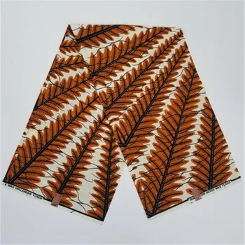 

6yards Prints African Gold Fabrics High quality French Ankara Cotton Fabric Batik Fabric Nigerian Cotton Fabrics Wedding Dress