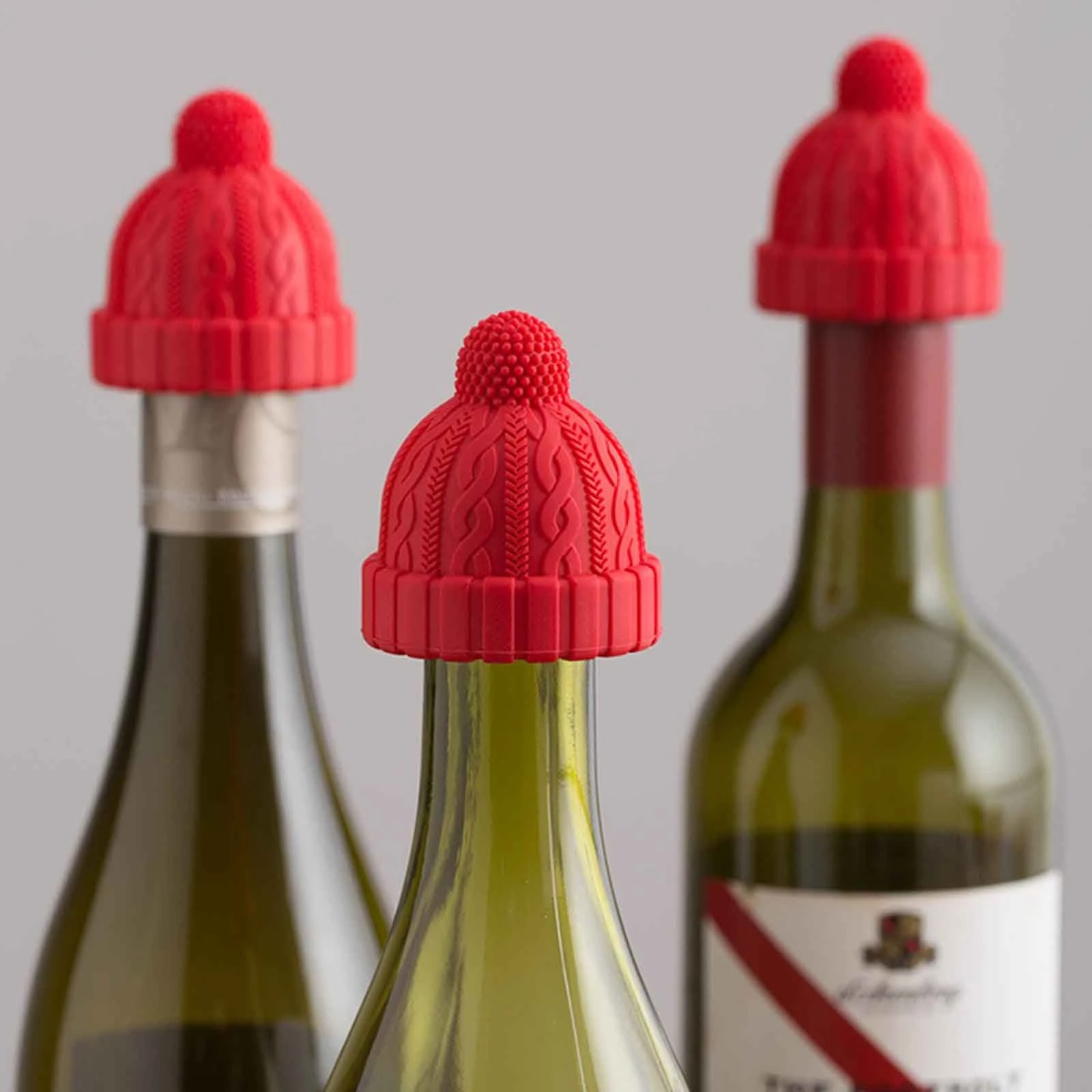 Beanie Cap Decorative Silicone Bottle Stopper Novelty Cork Replacement