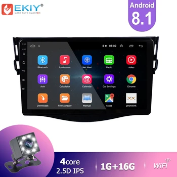 

EKIY IPS Android 8.1 Car Radio For Toyota RAV4 2007-2012 Stereo Multimedia Video Player GPS Navigation BT Head Unit Camera Wifi