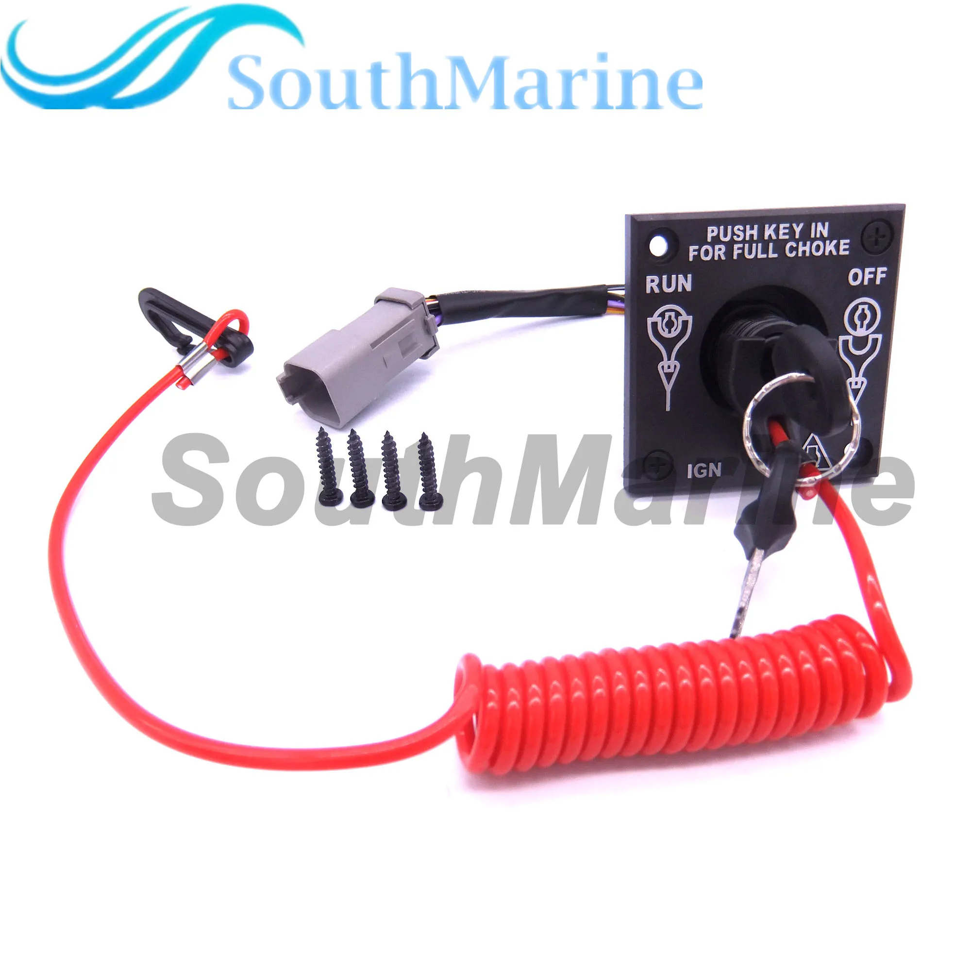 Outboard Motor 176408 0176408 Single Engine Ignition Starter Cut Off Switch  With Keys for Johnson BRP Evinrude AliExpress