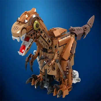 

427PCS DIY Building Blocks City 7108 7109 Panda Tyrannosaurus Rex Electric Assembled Blocks Series Bricks Toy for Kid