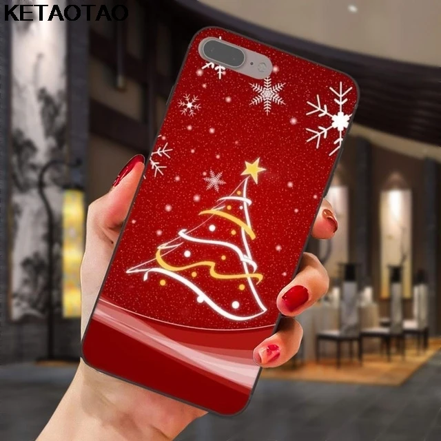 Темно-серый KETAOTAO Рождество Снежинка Олень телефон чехол s для iPhone 4S SE 5C 5S 6S 7 8 Plus X XS XR 11 Pro Чехол Мягкий ТПУ резиновый силиконовый - Цвет: Темно-серый