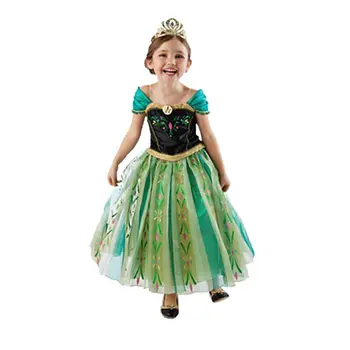 

hot Summer Girl Fashion Elsa Anna Dress Children Clothing Girls Princess Elsa Anna Party Dresses Baby Kids Clothes