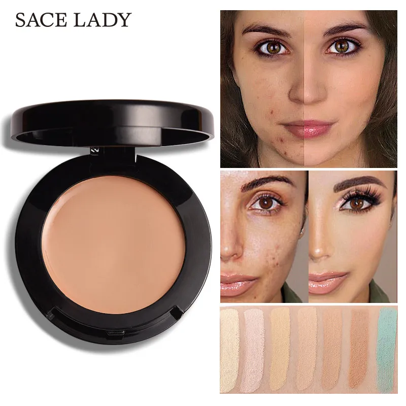 

SACE LADY 7 Color Makeup Concealer Hide Blemish Whitening Concealer Contouring Cream Perfect Cover Cosmetic