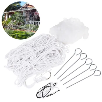 

UNOMOR Glow High Quality Luminous Spider Net for Bar Decor Tricky Toys Haunted House