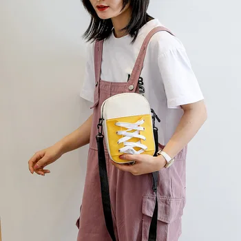 

Japanese Harajuku vintage girl canvas messenger small bag street shooting wild soft girl student shoulder bag