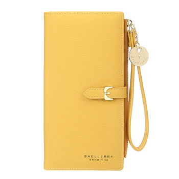 

Fashion Women Wallet PU Leather Long Hasp Zipper Coin Purse Phone Bag Multi-card Slots Credit Card Holder Wristlet Clutch Bag