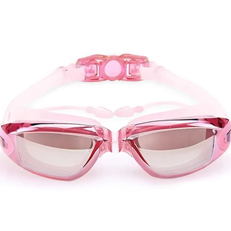 

Goggles High-definition Waterproof Anti-fog with Earplug for Both Men And Women Big Box Swimming Goggles Adult Profession Swimmi