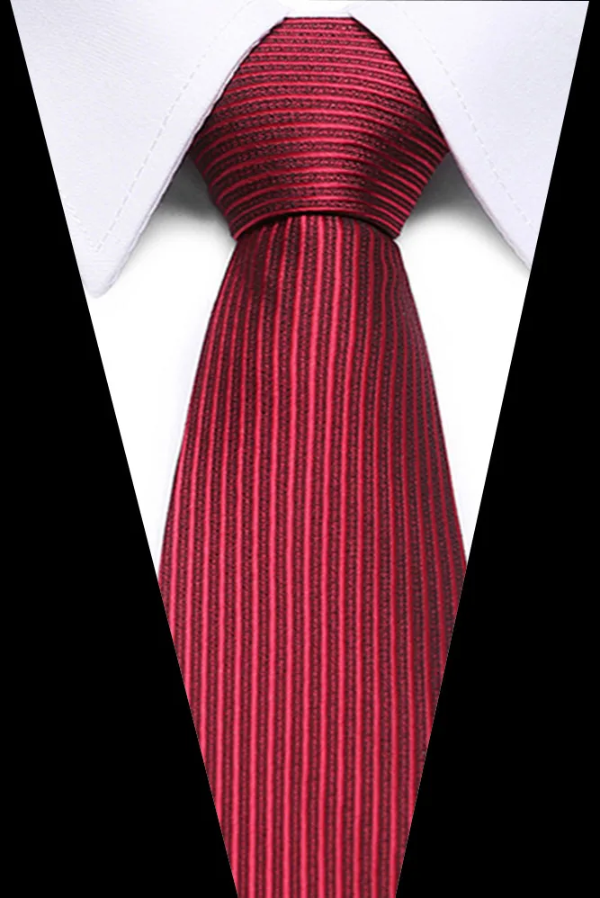 Роскошный Официальный Мужской галстук сетка в полоску 7,5 см галстуки бизнес Vestidos шелк платье модные аксессуары свадебный Классический мужской галстук - Цвет: L51
