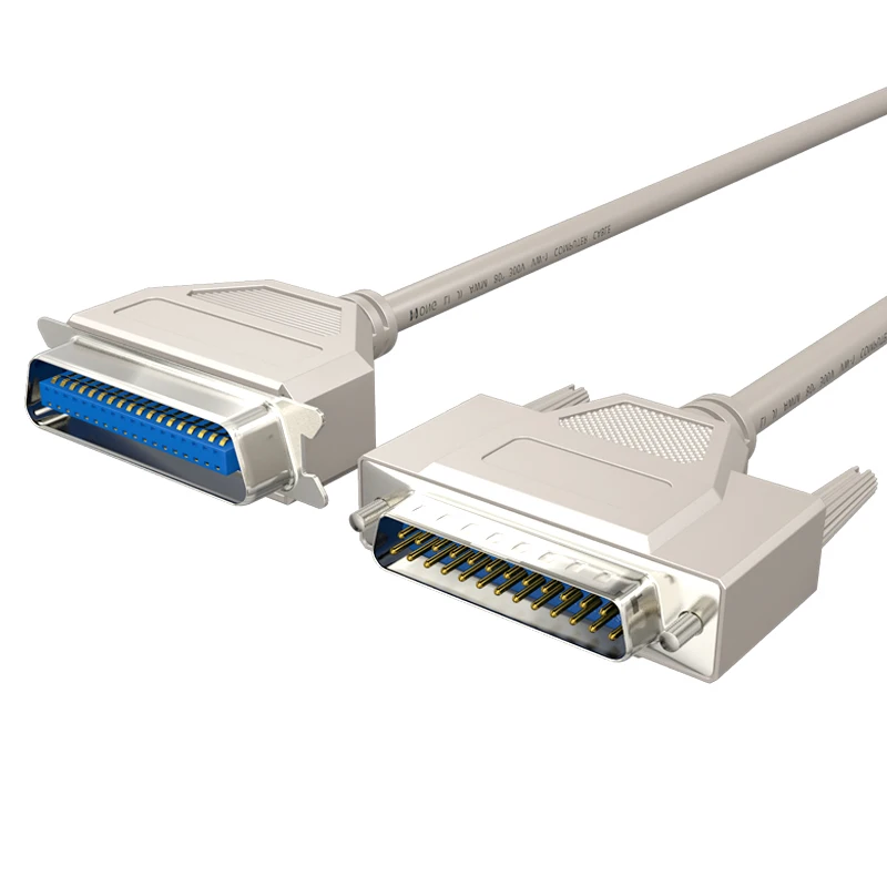 

DB25 to CN36 Parallel Cable LPT print connector DB 25 Pin Male to DB 36 Female IEEE1284 Printer Cable Cord
