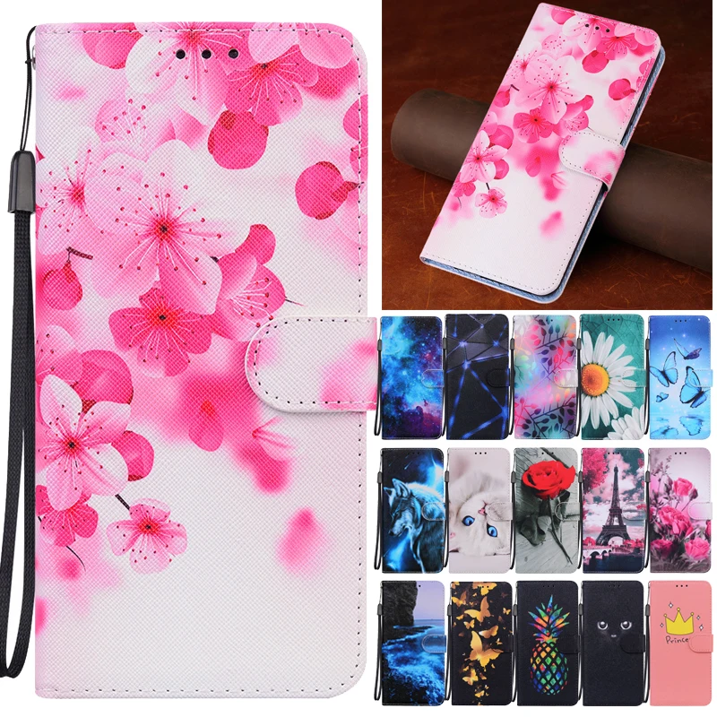 Магнитный кожаный чехол Psmart для телефона Huawei P Smart Plus 2019 Z 2019/2021/2020 симпатичный