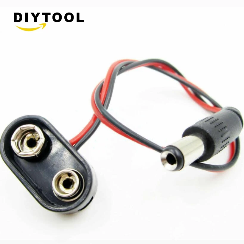 

10 pcs Battery Power Cable Plug Clip 9V DC Barrel Jack Connector For Arduino DIY