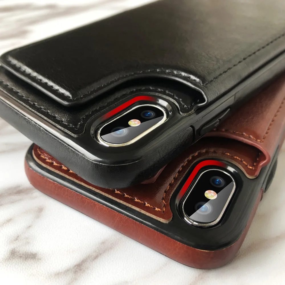 KISSCASE PU кожаный чехол для iPhone XR 7 8 6 6S Plus X XS Max, классические чехлы для телефонов iPhone 5 5S SE XI 11, задняя крышка Funda чехол на айфон 7 чехол на айфон xr чехол на айфон 6 s чехол на айфон 11
