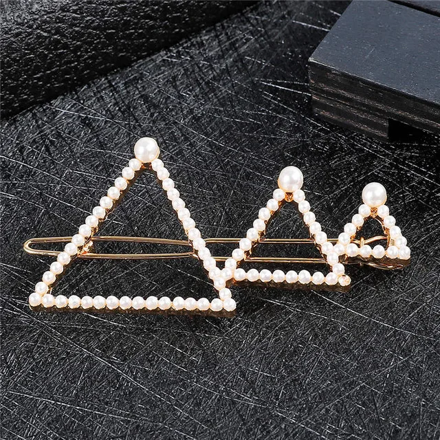 Корейское сердце из имитации жемчуга звезда заколки для волос женские полые любовные буквы заколка золотой цвет заколки для волос аксессуары для укладки волос