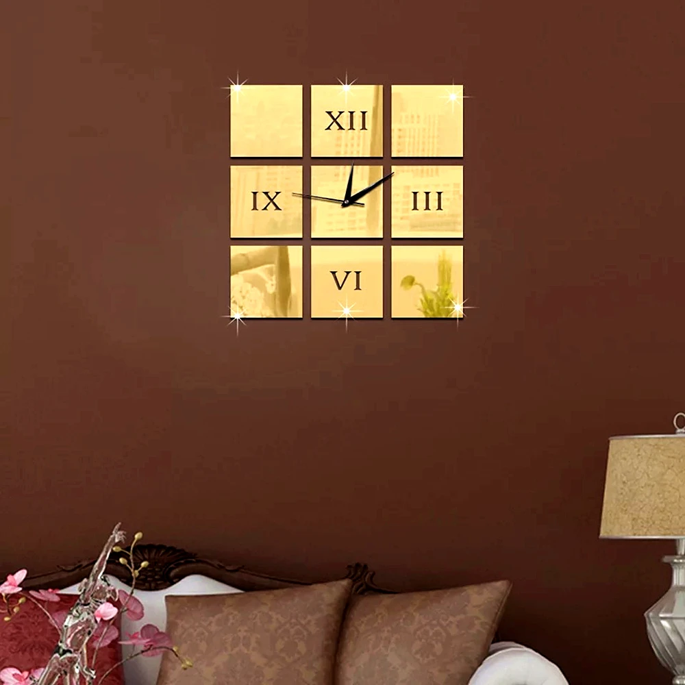 Настенное зеркало в форме колокольчика 9 Jiugongge, настенное зеркало Espejos Decorativos Para Paredes, украшение для комнаты, зеркало, туалетный Декор