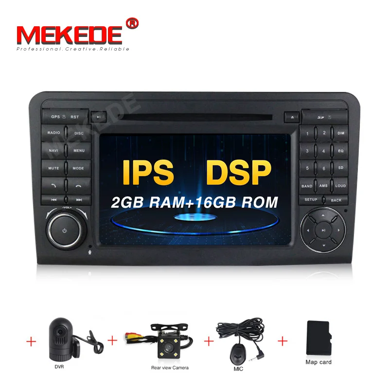 MEKEDE Android 9,0 ips DSP автомобильный dvd мультимедийный плеер для Mercedes Benz класс GL ML W164 ML350 ML500 X164 GL320 gps Navi RDS
