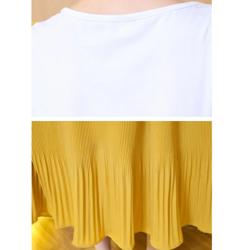 Комплект из 2 предметов, топ для беременных, платье, костюм Vestido для беременных, одежда с короткими рукавами, платье для беременных, летняя одежда для беременных