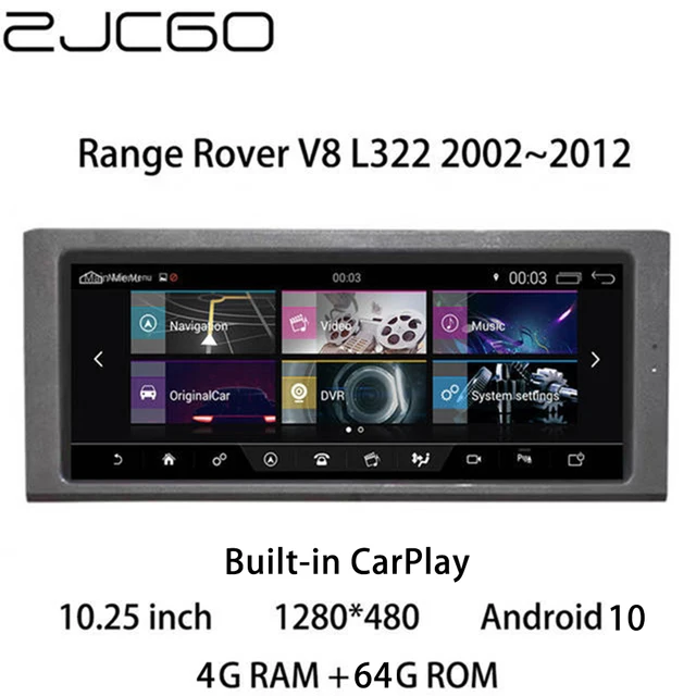 $1005.3 Car Multimedia Player Stereo GPS DVD Radio Navigation Android for Land Rover Range Range Rover V8 L322 2002~2012