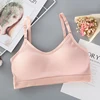 Sostén sin costuras de copa completa para mujer, Bralette transpirable, sin aros, sujetador para dormir, Top de tubo ► Foto 3/6