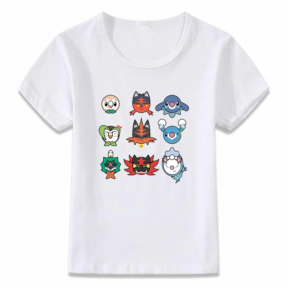 Детская одежда футболка Kanto Starters Evolution Squirtle Charmander для мальчиков и девочек футболка для малыша