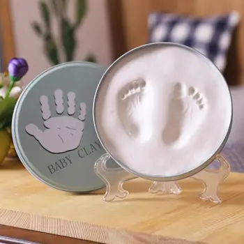 

Newborn Hand And Foot Inkpad Photo Frame Baby Footprints Commemorative Photo Frame Decoration Ornaments Hand Print Keepsake Kit