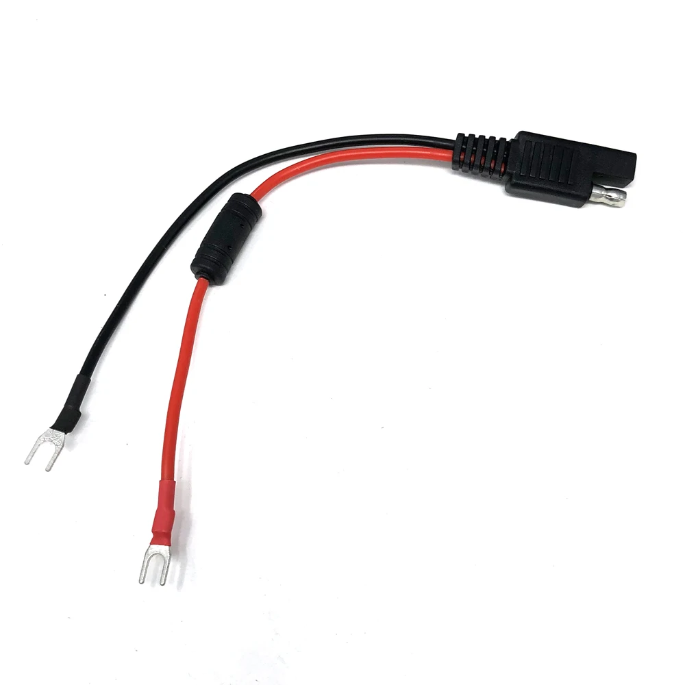 DIY 20 см 18AWG кабель SAE U терминал для SAE жгут быстрое подключение/отключение сборки анти-обратный Предотвращение обратного соединения