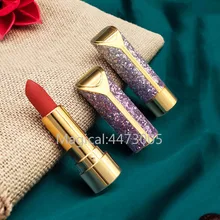 10 Вт, 30 Вт, 50 шт. блестящие синий круглый пустой тюбик губной помады 12,1 мм бальзам для губ контейнер для косметики многоразовый контейнер помады в виде ракушки