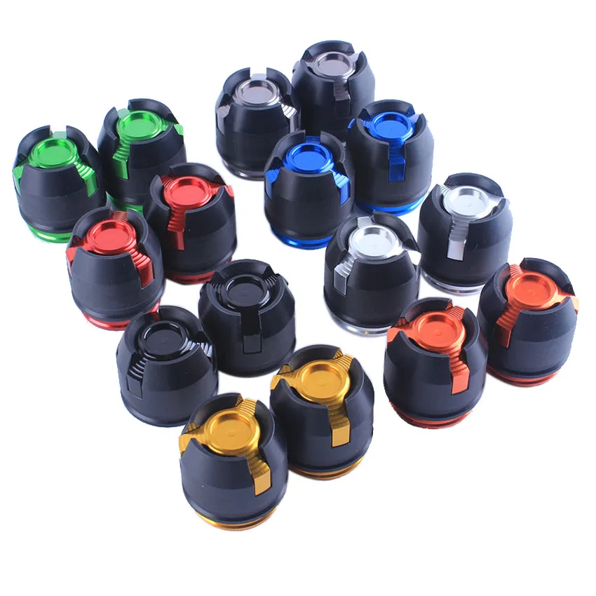 For Kawasaki Ninja 250R 300R Z250 Z125 Universal 12mm Front &amp Rear Wheel Rim Crash Slider Frame Fork Protector Caps | Автомобили и