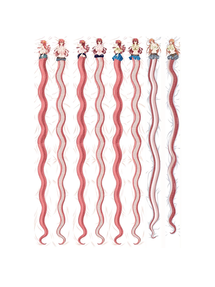 Anime JK Monster Musume No Iru Nichijou Dakimakura Sexy Body Pillow