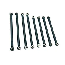 8 pièces de biellette de traction en métal, pour MN86, accessoires de bricolage de voiture, plein échelle 1:12, grand G 4W