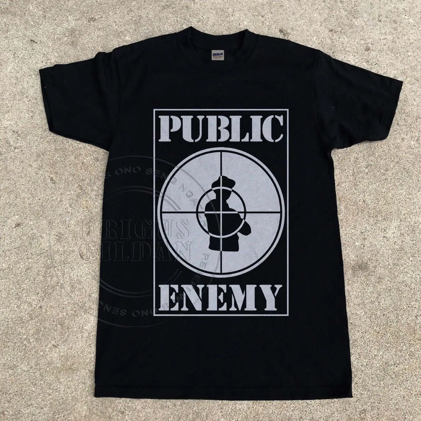 Vintage 90' Public Enemy - Fight The Power Music hip hop t-shirt reprint N.W.A. T shirt High Quality 2018 New Short Sleeve Men |