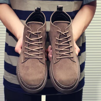 

2020 boots men martin boots high men's shoes zapatos de mujer platform men's boots botas mujer leather boots retro sneakers