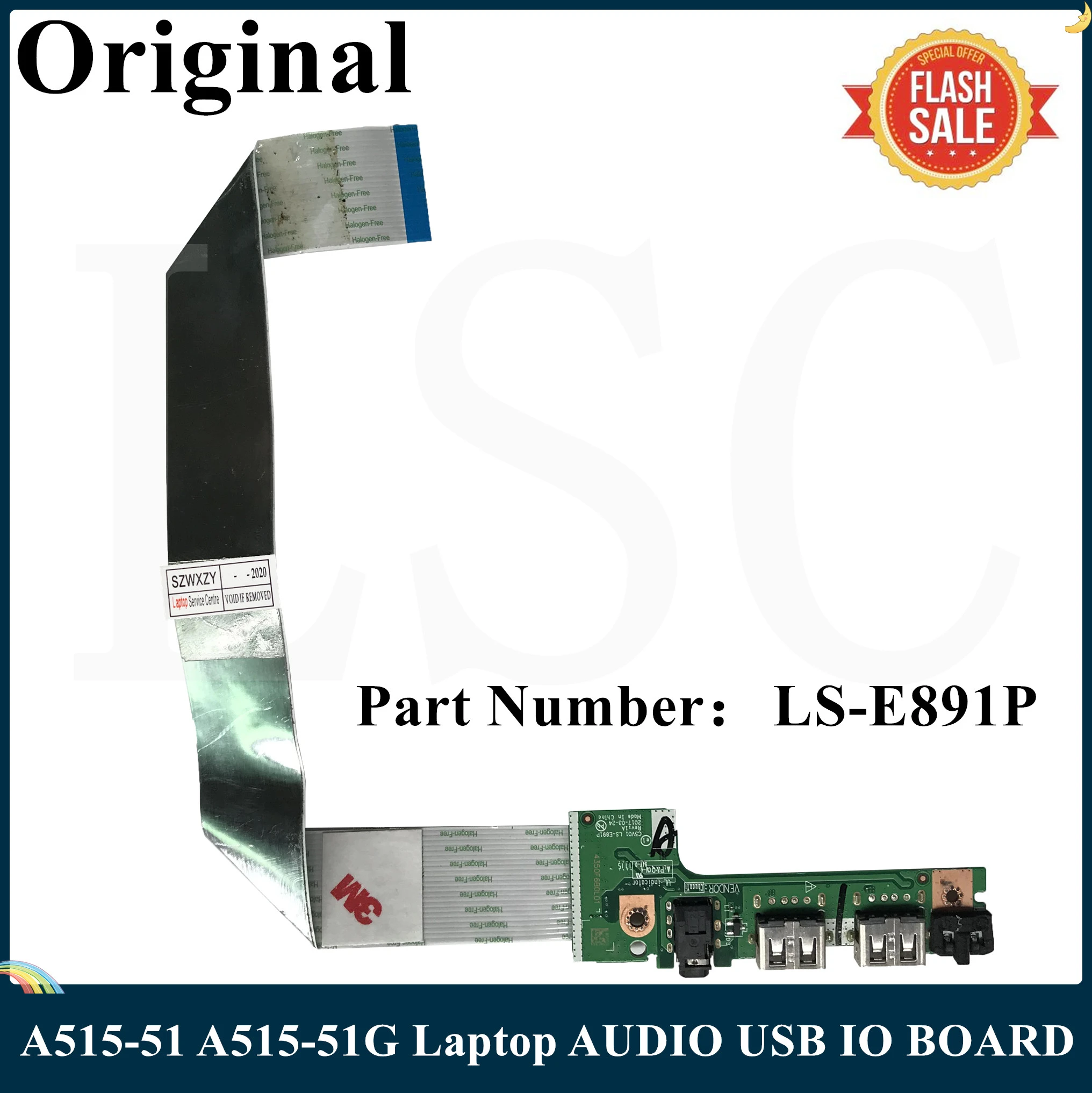 Lsc For Acer Aspire A515 51 A515 51g Laptop Audio Usb Io Board C5v01 Ls E891p 100 Tested Fast Ship Computer Cables Connectors Aliexpress