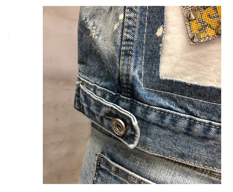 Lente Mannen Mode патч деним Jas Mannen Jassen bordoren джинсы Jas Uitloper Slim Fit Mannelijke Jasje Jaqueta Masculina