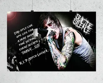 

H113 Suicide Silence Music Band Grou Wall Sticker Silk Poster Art Home Decoration