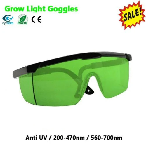 Светильник для выращивания растений, очки для выращивания, светильник для выращивания, блокирующий ультрафиолет, защищающий глаза, растительный визуальный глаз, УФ-очки