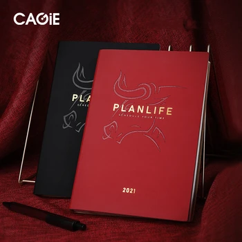 

Office Stationery Notebook A5 Study Office Plan Agenda 2021 Schedule Daily Weekly Monthly Plan With One Gel Pen Gift