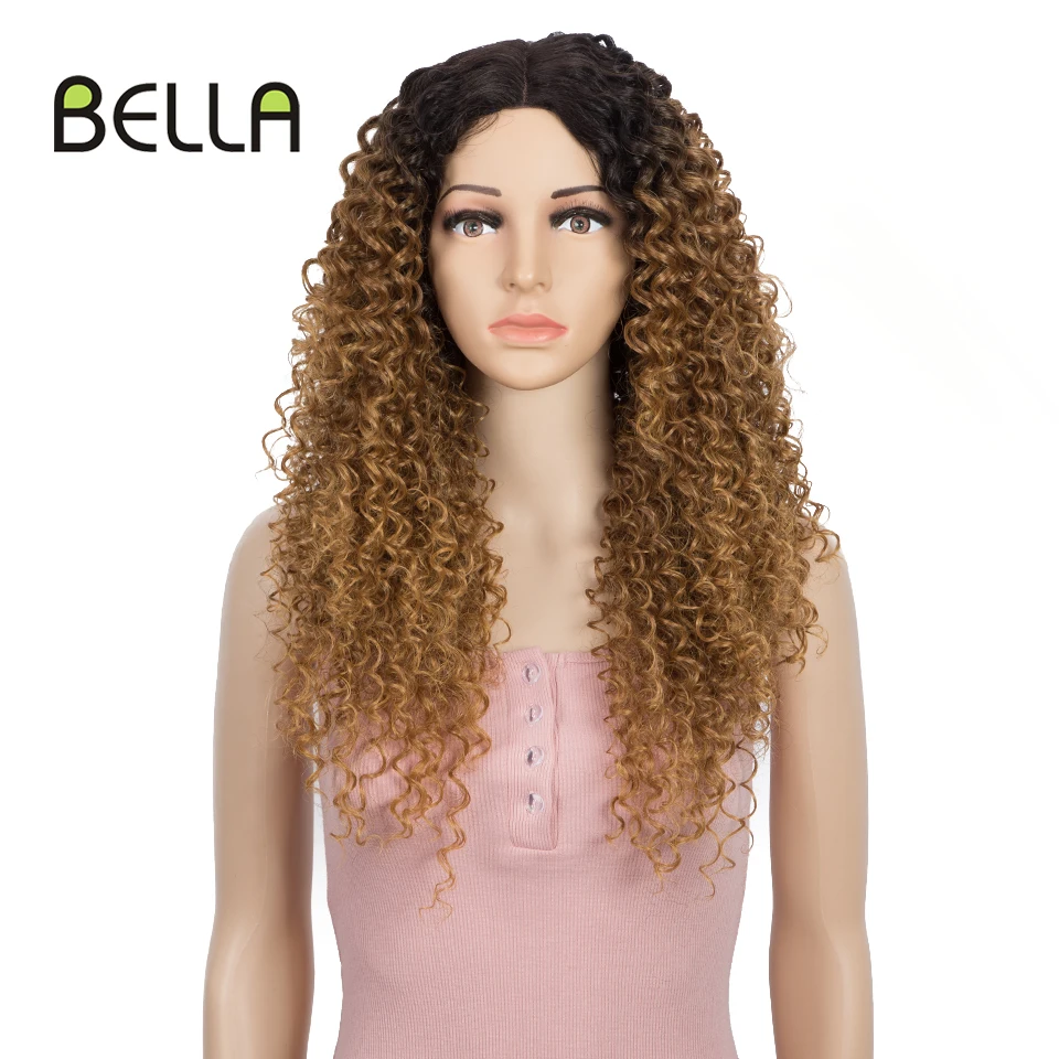 Женский вьющийся парик Bella Wig из синтетических волос 6 цветов на выбор парики