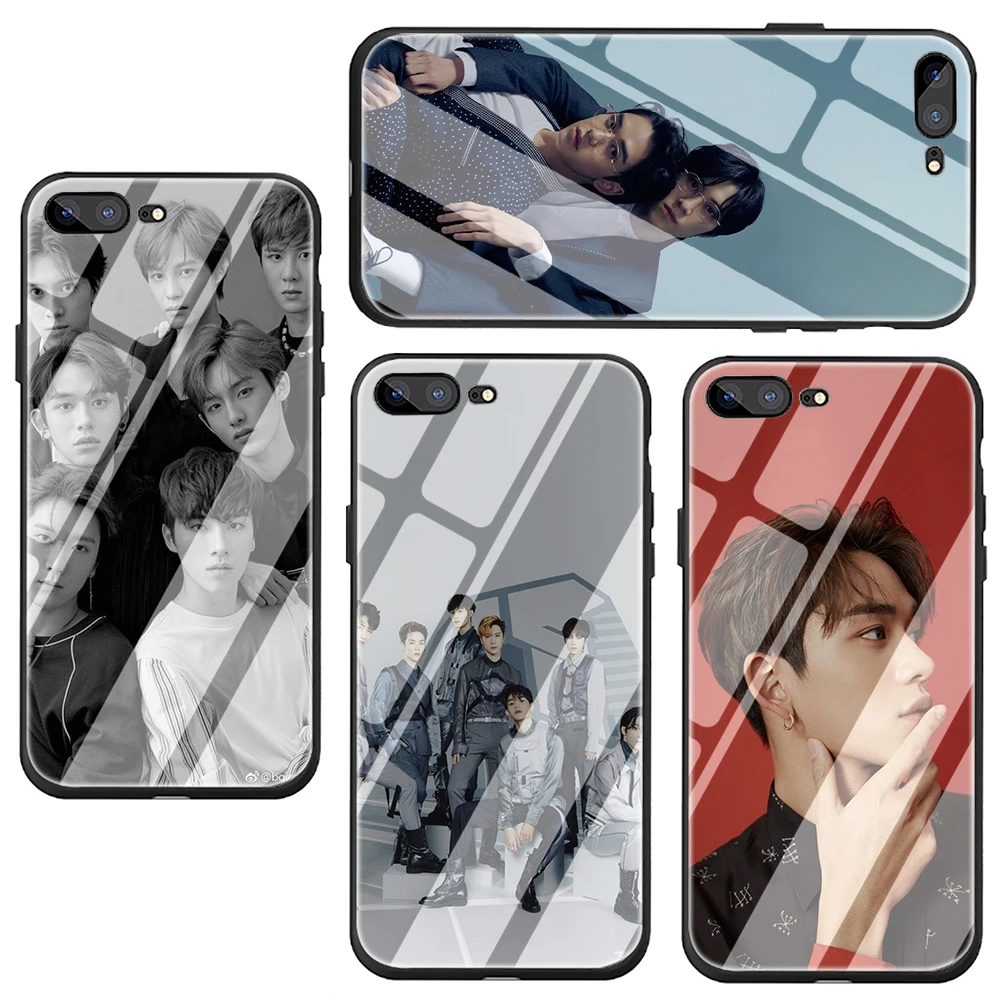 Чехол WayV из закаленного стекла для телефона iPhone 5 5S 6 6S Plus 7 8 Plus X XS XR 11 Pro Max