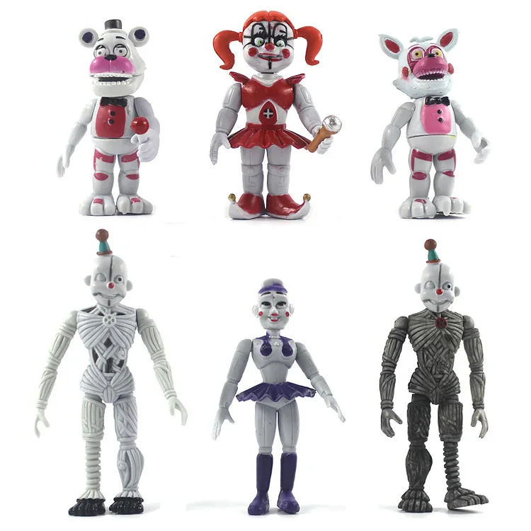 6 Pcs/set Five Night At Freddy Fnaf Detachable Joint Freddy Toys Anime Cute  Bonnie Bear Action Figures Toy Model Christmas Gifts - Action Figures -  AliExpress