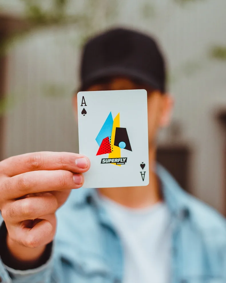 Hui qi Poker Superfly Stardust Super Fly V2 Dreamy Import коллекция в форме цветка игральные карты