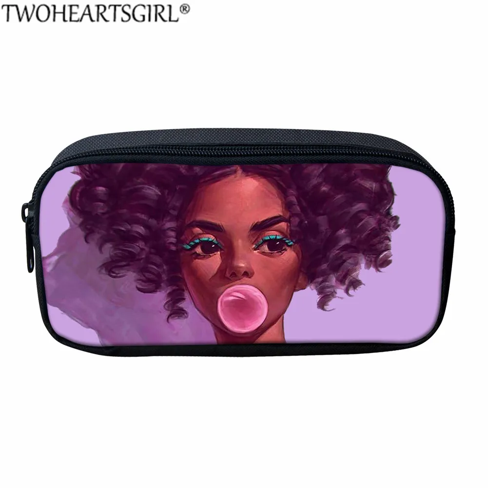 Twoheartsgirl меланин в африканском стиле с принтом для девочек, школьная сумка для девочек Для женщин ноутбук рюкзак 3 шт./компл. младшего школьника Rrucksack - Цвет: LH1248K