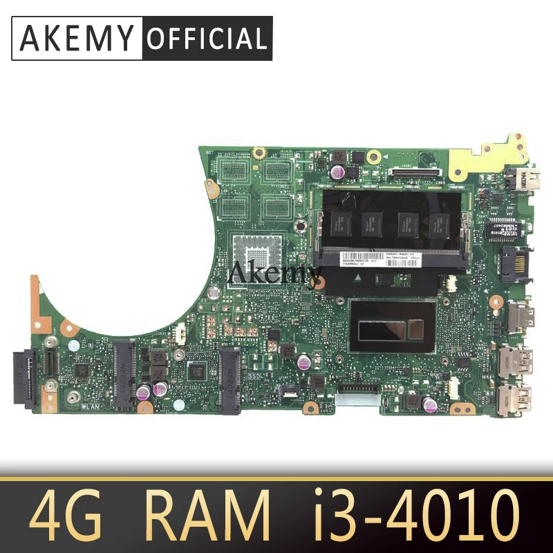 Akemy S551LA материнская плата для ноутбука ASUS S551LB S551LN S551L R553L S551 тест оригинальная 4G RAM